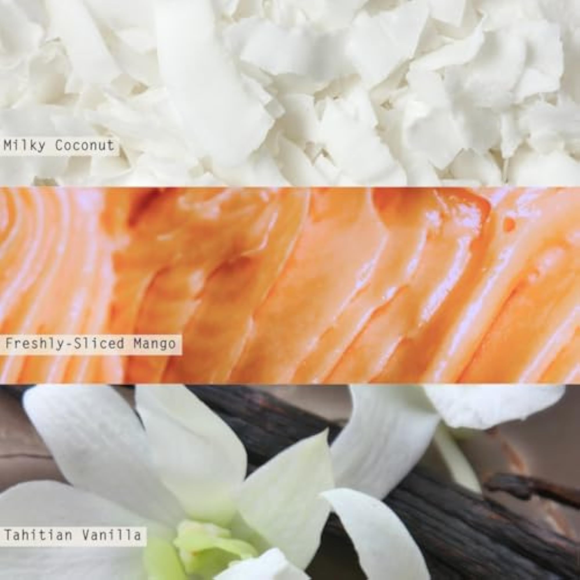 Beautifully Done Small Fragranced Pillar Candle - Coconut Milk Mango